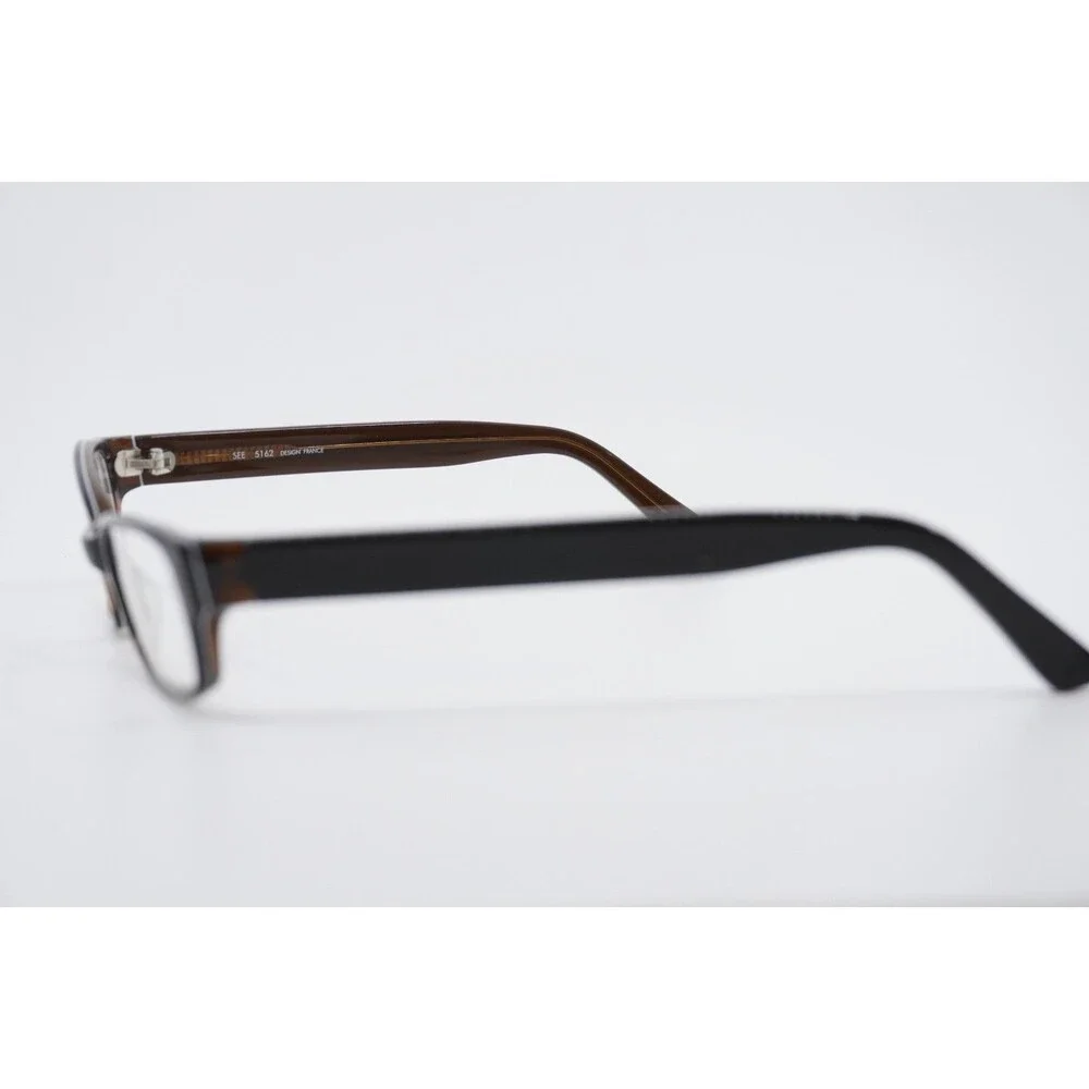 See Eyeglasses Frames See 5162 Brown Black Full Square 51-20-140 C.147 France